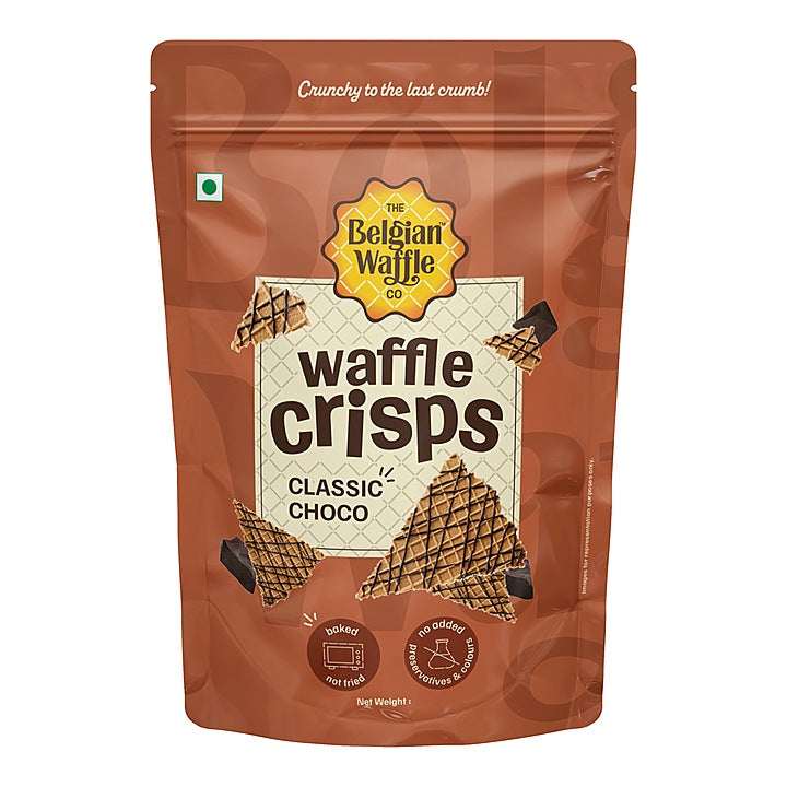 The Belgian Waffle Classic Choco Crisps : 85 g