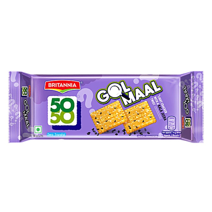 Britannia 50-50 Gol Maal Cracker (110 g)