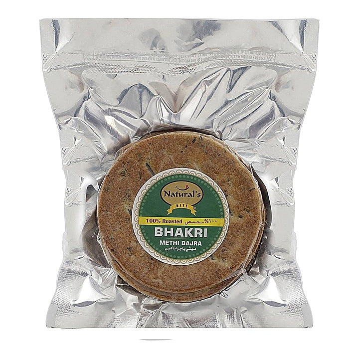 Natural's Bite Roasted Bhakri Methi Bajra : 150 g