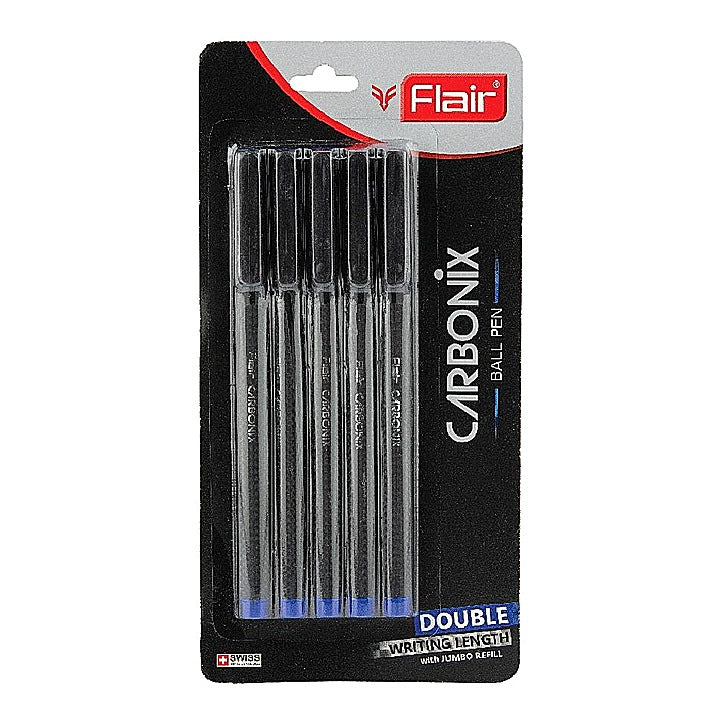 Flair Carbonix Ball Pen - Blue : Pack Of 5