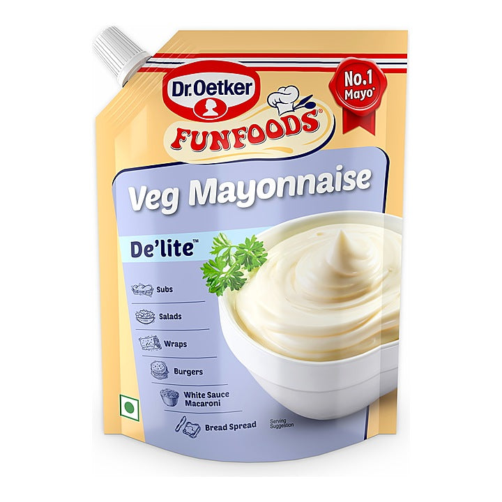Dr. Oetker FunFoods Veg Mayonnaise De'lite : 750 g