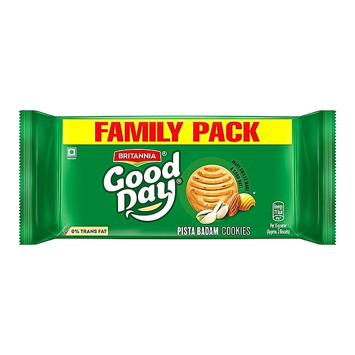 Britannia Good Day Pista Badam Cookies : 526 g