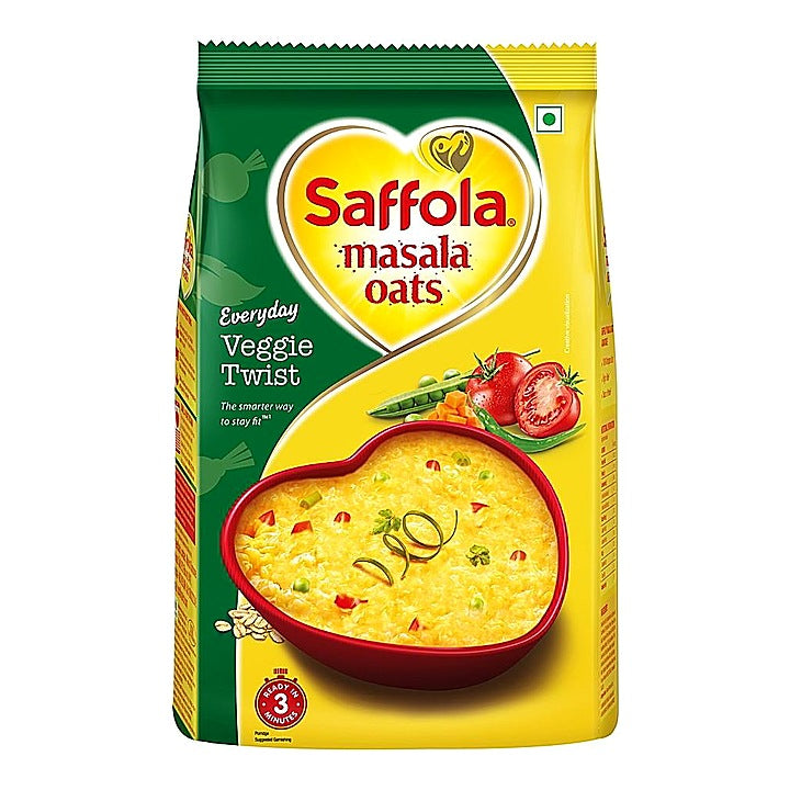 Saffola Masala Oats Veggie Twist : 500 g