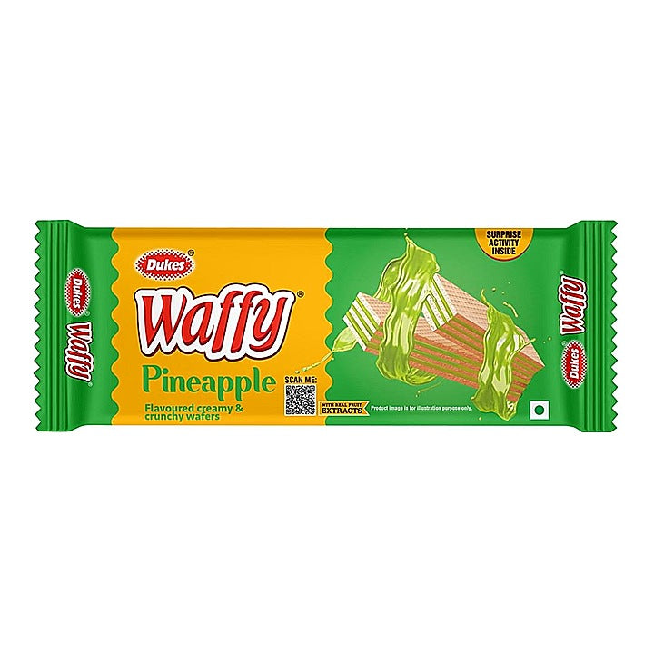 Dukes Waffy Pineapple Flavoured Wafer Biscuits : 55 g