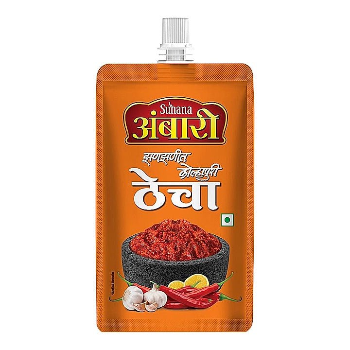 Suhana Ambari Red Chilli Thecha Kolhapuri Style : 100 g