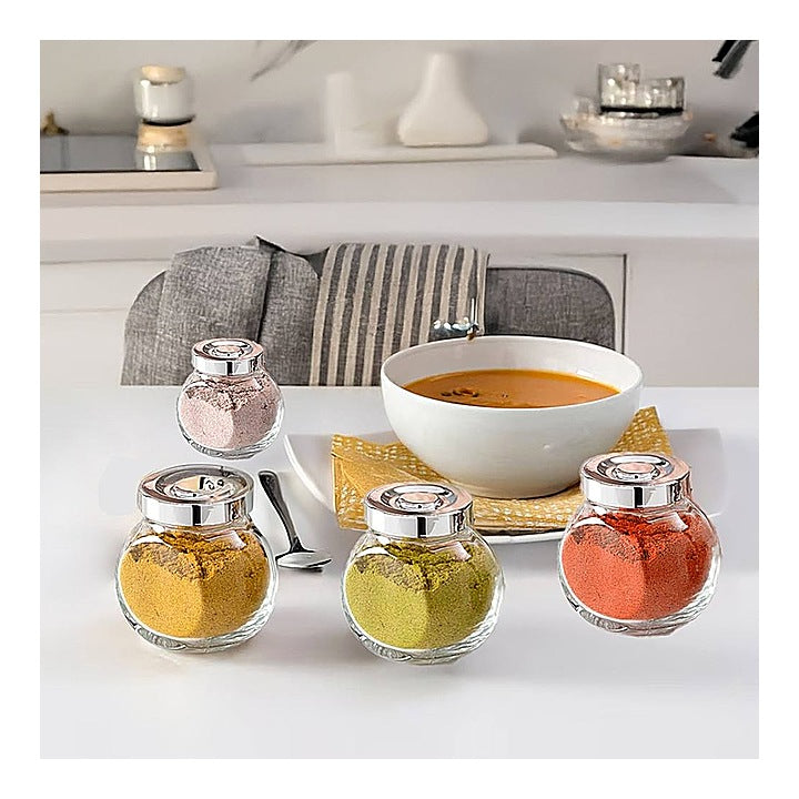 D Homes Glass Jar with Lid - 150 ml : 4 N