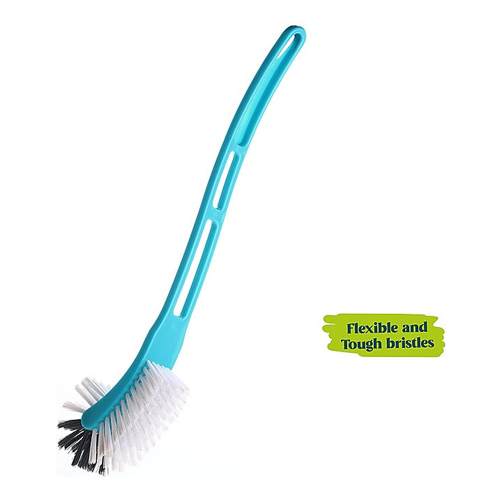 Sparkmate By Crystal Power Twin Side Toilet Brush : 1 Unit