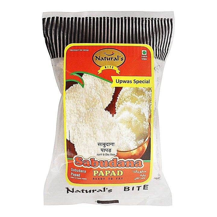 Natural's Bite Sabudana Upwas Papad : 100 g