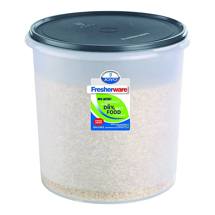 Joyo Plastic Fresherware Round Container - 15 L : 1 Unit