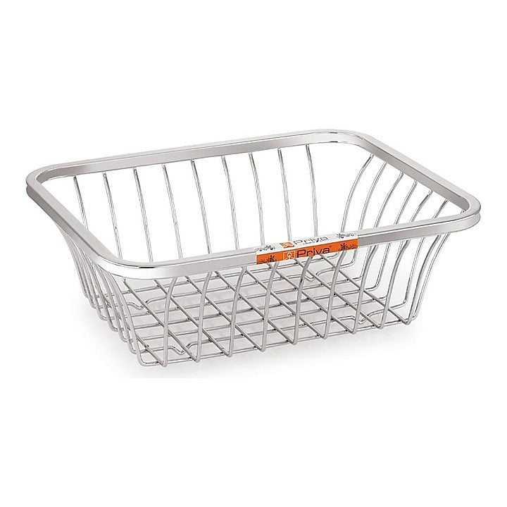 Priya Stainless Steel Multipurpose Penguine Square Basket : 1 Unit
