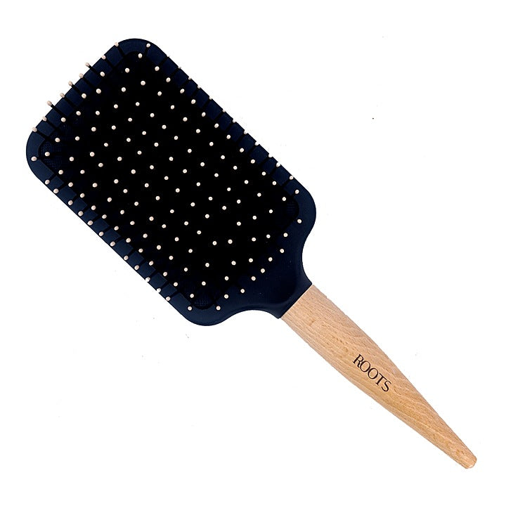 Roots Hair Brush (BWR88) Paddle - Brown : 1 Unit