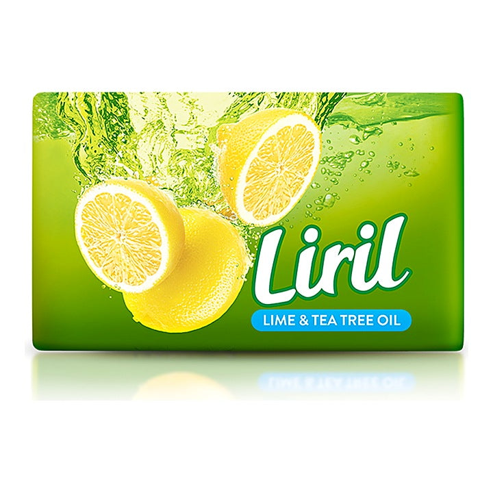 Liril Lime & Tea Tree Oil Soap : 125 g x 4 U
