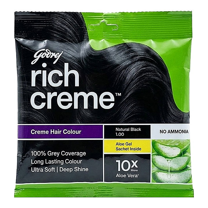 Godrej Expert Rich Creme Natural Black 1 Hair Colour : 20 g