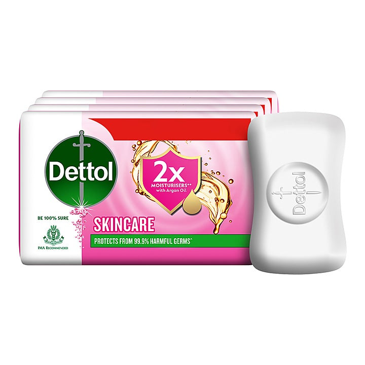 Dettol Skincare Soap : 4x150 g