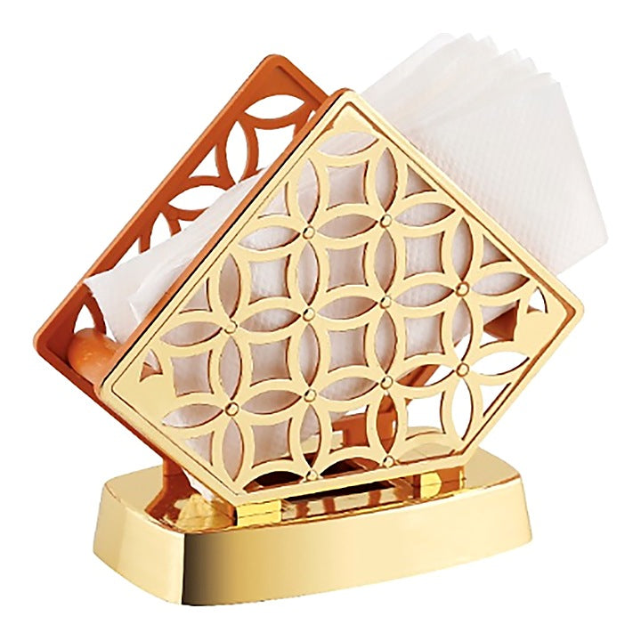 Happy Family Queen Tissue Paper Holder (Wood Colour) : 1 Unit