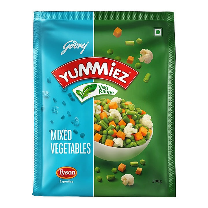 Godrej Yummiez Mixed Vegetables : 500 g