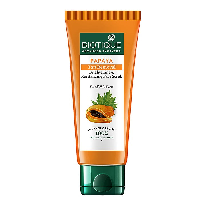 Biotique Papaya Tan Removal Brightening & Revitalizing Face Scrub : 100 g