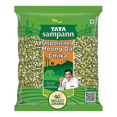 Tata Sampann Unpolished Moong Dal Chilka : 500 g