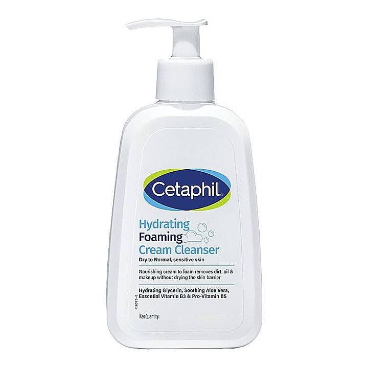 Cetaphil Hydrating Foaming Cream Cleanser : 236 ml