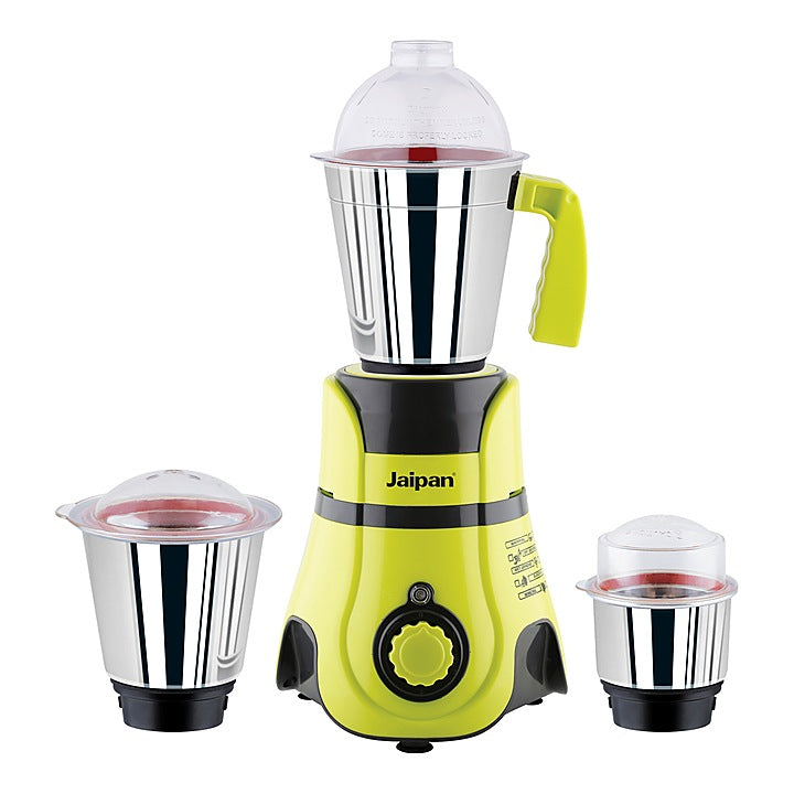 Jaipan Prince Mixer & Grinder - 850 W (Green) 3 Jars : 1 Unit