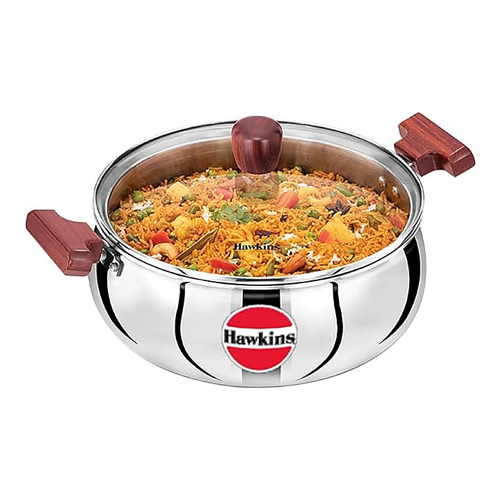 Hawkins SSH50G Stainless Steel Cook & Serve Handi : 5 L