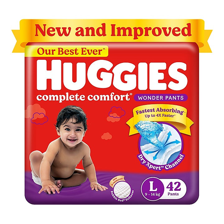 Huggies Wonder Pants - Large : 72 U