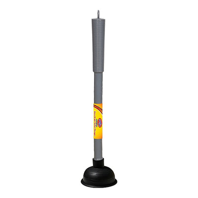 Chakaachak Easy Drain Toilet Plunger - Grey : 1 Unit