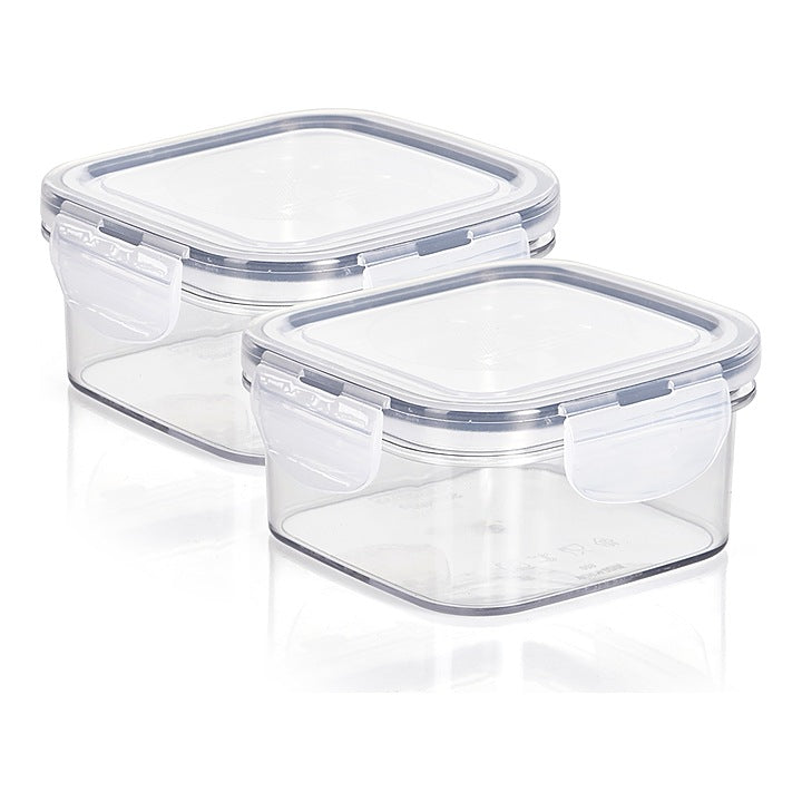 Steelo SOfresh Square Plastic Container (600 ml) : 2 N