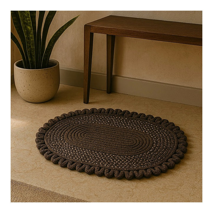 Elegant Weavers Panama Door Mat - Brown : 38x58 cm