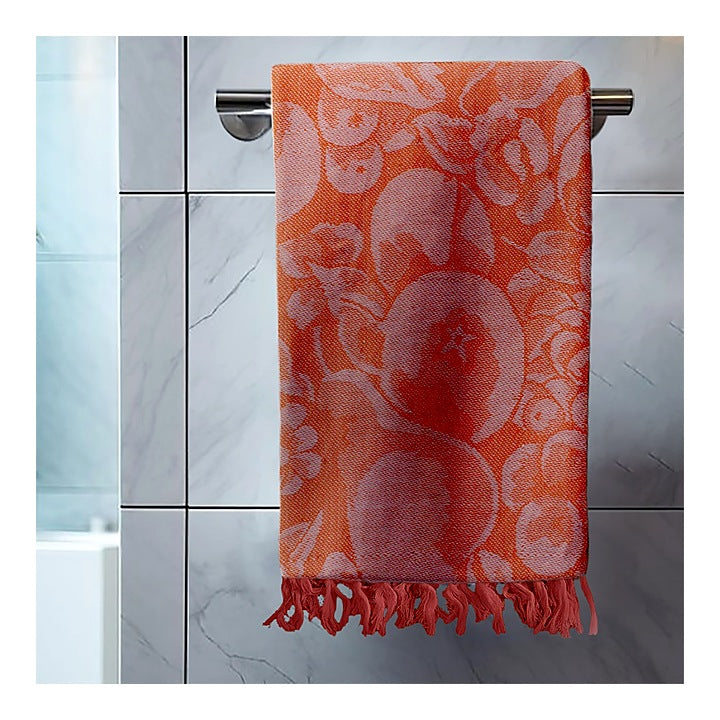 Sheetal World Bath Towel Jacquard-3060 210 GSM Orange : 72x145 cm
