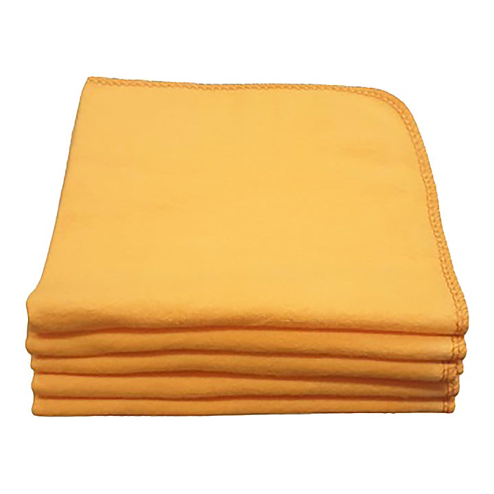 Sheetal World Cotton 4050 Yellow Duster 40x50cm : 5 Pieces