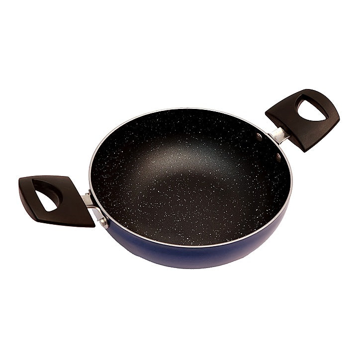Bombay Kookware Non-Stick Kadai - Blue : 20 cm