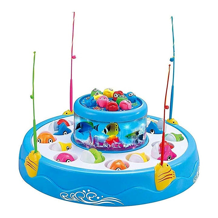 Toyshine Fish Catching Game With 26 Fishes and 4 Pods - Multicolour : 1 Unit