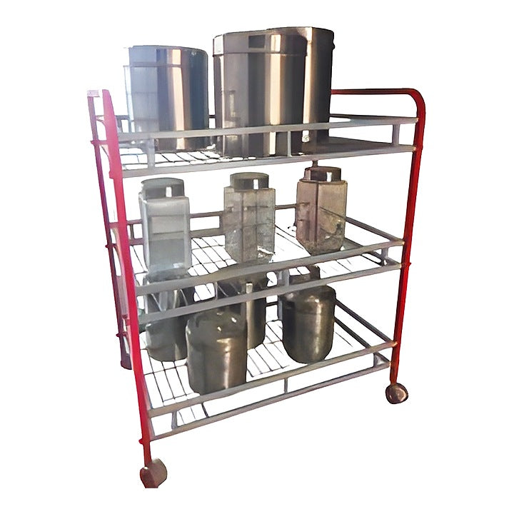 Right Kitchen 3-Tier Service Trolley -38.5x68x60 cm : 1 Unit