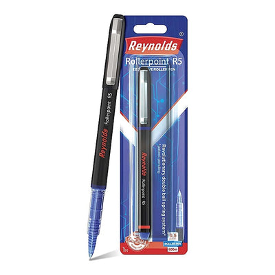 Reynolds Rollerpoint R5 Blister Blue Ball Pen : 1 Unit