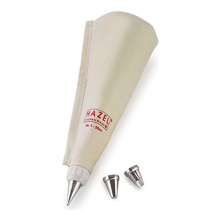 HAZEL Cake Decoration Reusable Piping Bags With 3 Nozzles : 1 Unit