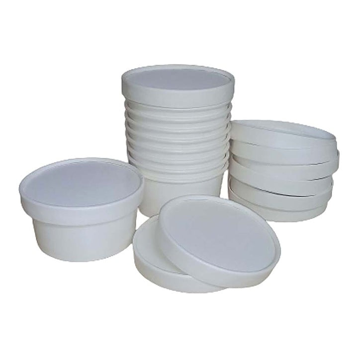 Disposable Paper Container (White) - 300 ml : 10 N