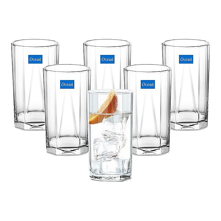 Ocean Pyramid Water Glass Set : 6 N