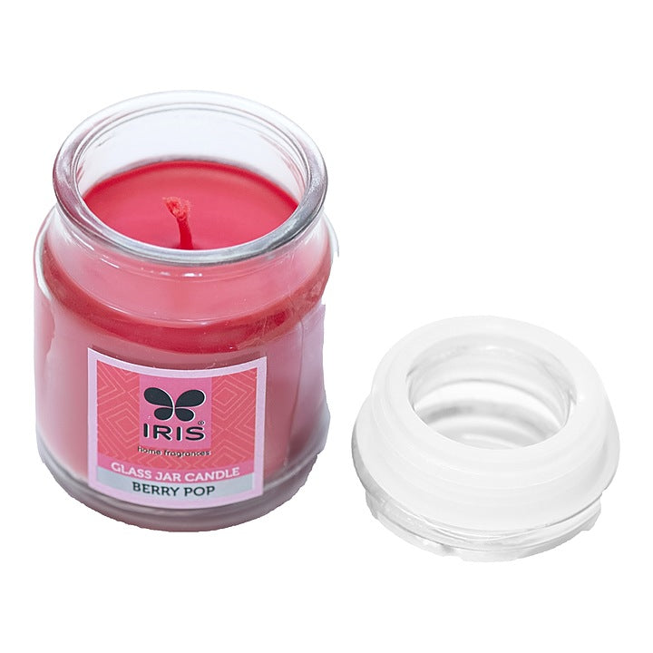 Iris Yankee Glass Jar Candle Berry Pop : 1 Unit