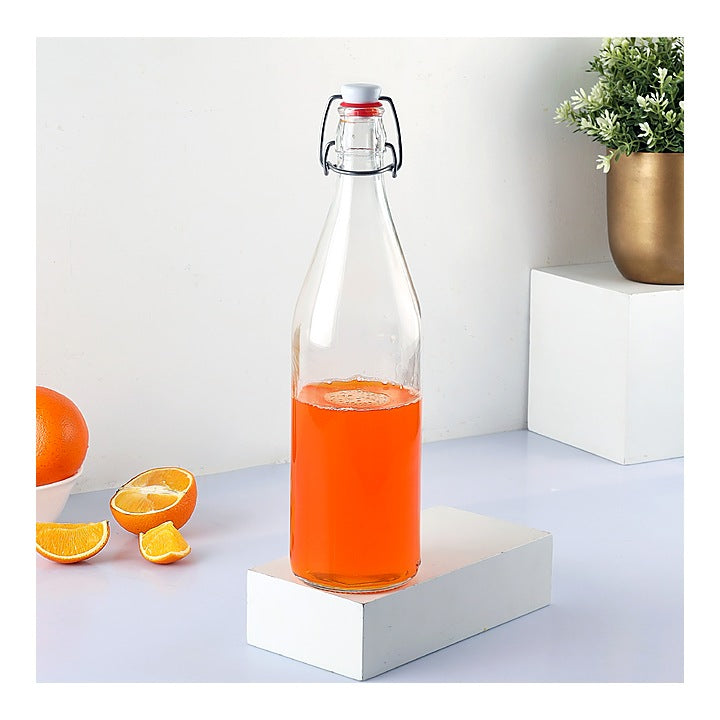 Cello Aquaria Glass Water Bottle Clear - 1 L : 1 U