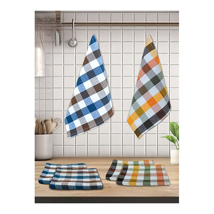 Athom Living Kitchen Napkin Sigma Checks (KT6C) 45 x 45 cm - Set of 6 : 1 Unit