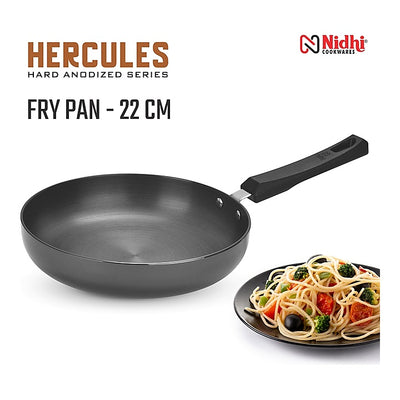 Nidhi Hard Anodised Fry Pan (Black) - 1.5 L : 1 Unit