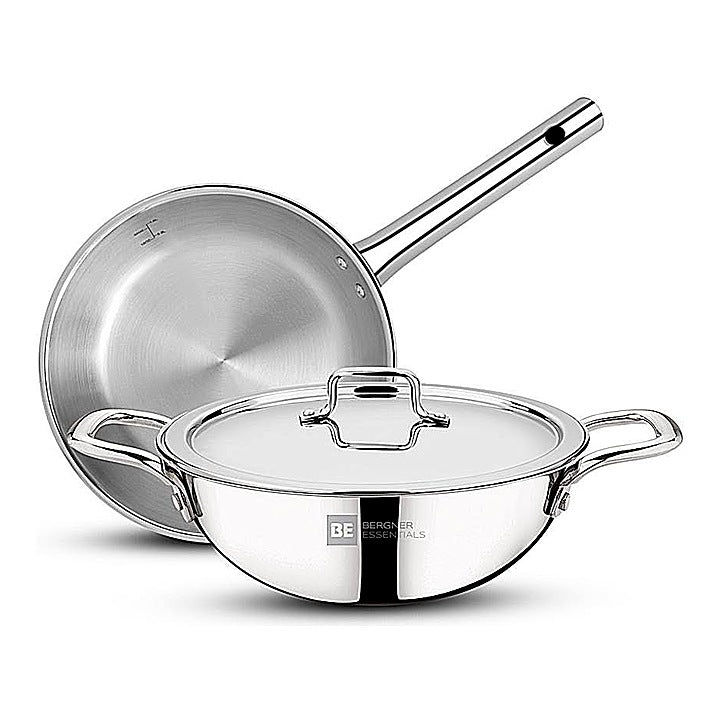 Bergner Tripro Induction Base Triply Cookware Set - 3 Pieces : 1 Unit