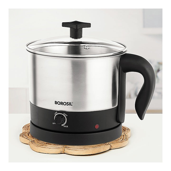 Borosil Omni Multi Kettle (1 L) - Black : 1 Unit