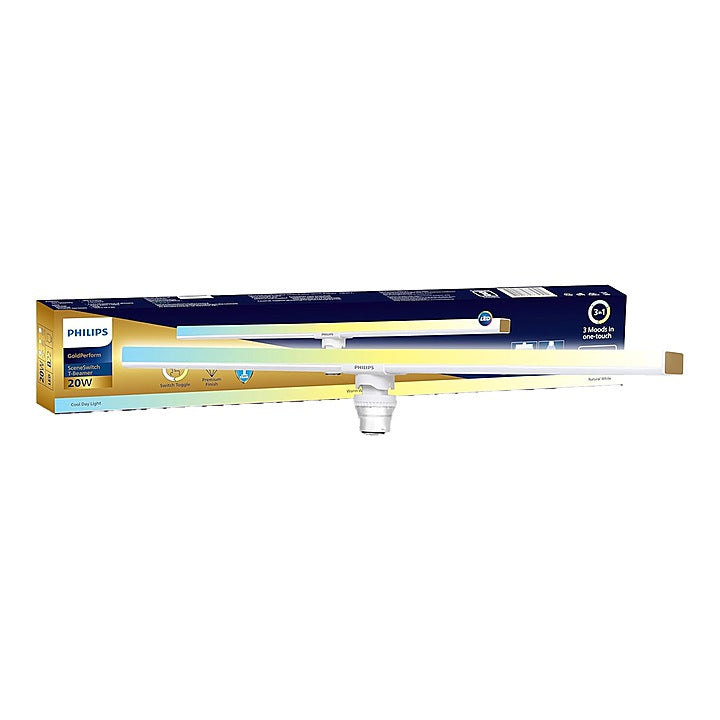 Philips Gold Series 3 In 1 Scene Switch T-Beamer Led Light (Tunable White) - 20 W : 1 Unit