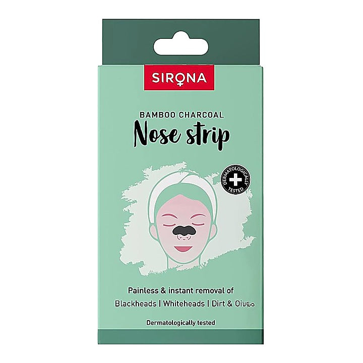 Sirona Bamboo Charcoal Nose Strip - 4 Pieces : 1 Unit