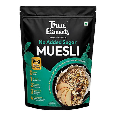 True Elements Breakfast Muesli No Added Sugar (Ready To Eat) : 700 g
