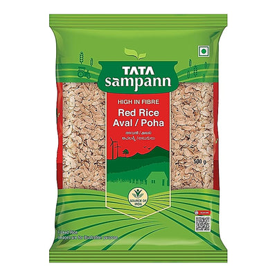 Tata Sampann Red Rice Aval Poha : 500 g