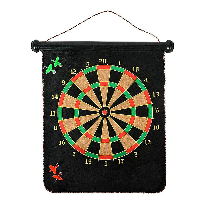 Toyshine Magnetic Double Faced Foldable Dart Game - Multicolour : 1 Unit