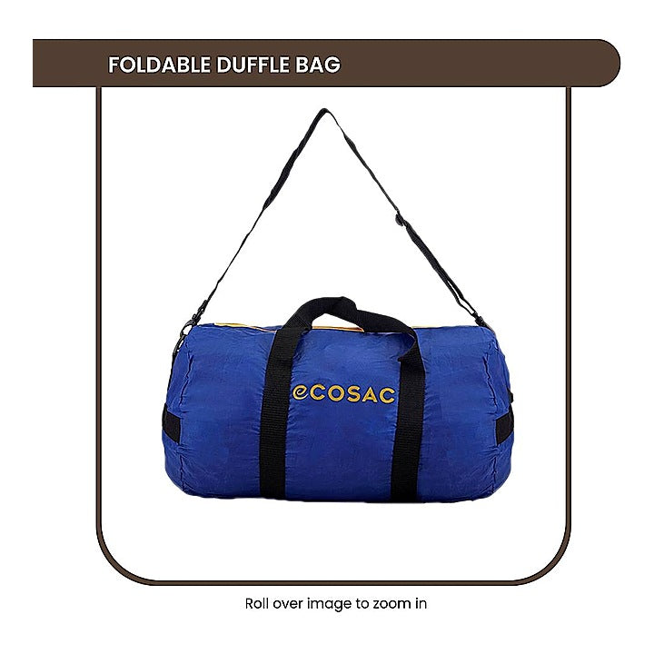 Ecosac Foldable Duffle Bag - Royal Blue : 1 Unit